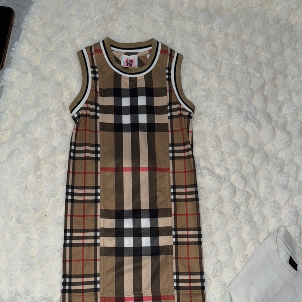 Stylish Plaid Kids Dress